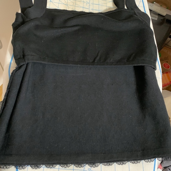 Black Lace Knit Camisole- NWT - Picture 6 of 6